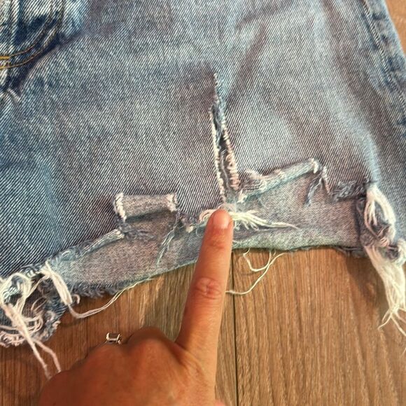 AGOLDE STELLA DENIM JEAN SHORTS SIZE 28 - Picture 10 of 10